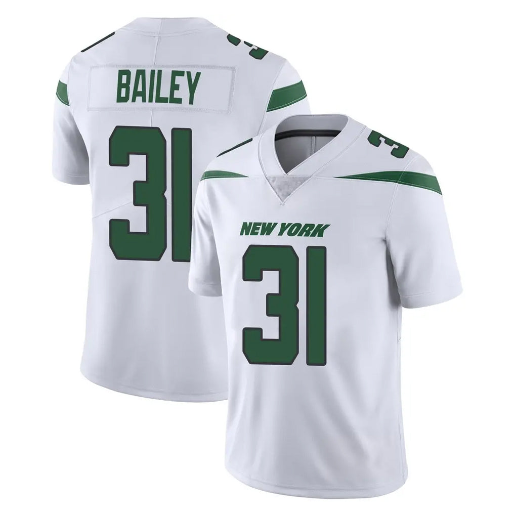 NY.Jets #31 David Bailey Player White Spotlight Limited Vapor Home Game Gdoa Stitched Jerseys