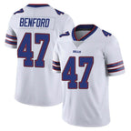 B.Bills #47 Christian Benford Player White Vapor Untouchable Limited Gdoa Stitched Jerseys
