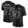 NE.Patriots #87 Romeo Doubs Player Black Limited 2026 Salute to Service Home Game Gdoa Stitched Jerseys