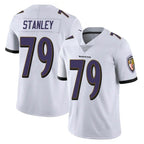 B.Ravens #79 Ronnie Stanley Player White Vapor F.U.S.E. Limited Gdoa Stitched Jerseys