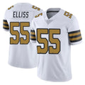 NO.Saints #55 Kaden Elliss Player White Limited Color Rush Home Game Gdoa Stitched Jerseys