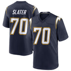 LA.Chargers #70 Rashawn Slater Player Navy Alternate Home Game Gdoa Stitched Jerseys
