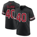 A.Cardinals #40 Pat Tillman Player Black Game Gdoa Stitched Jerseys
