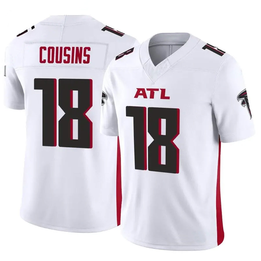 A.Falcons #18 Kirk Cousins Player Vapor F.U.S.E. Limited Whtie Gdoa Stitched Jerseys