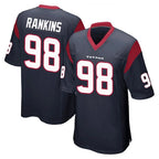 H.Texans #98 Sheldon Rankins Player Navy Home Game Gdoa Stitched Jerseys