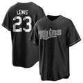 M.Twins #23 Royce Lewis Player Black Home Game Fdoa Stitched Jerseys