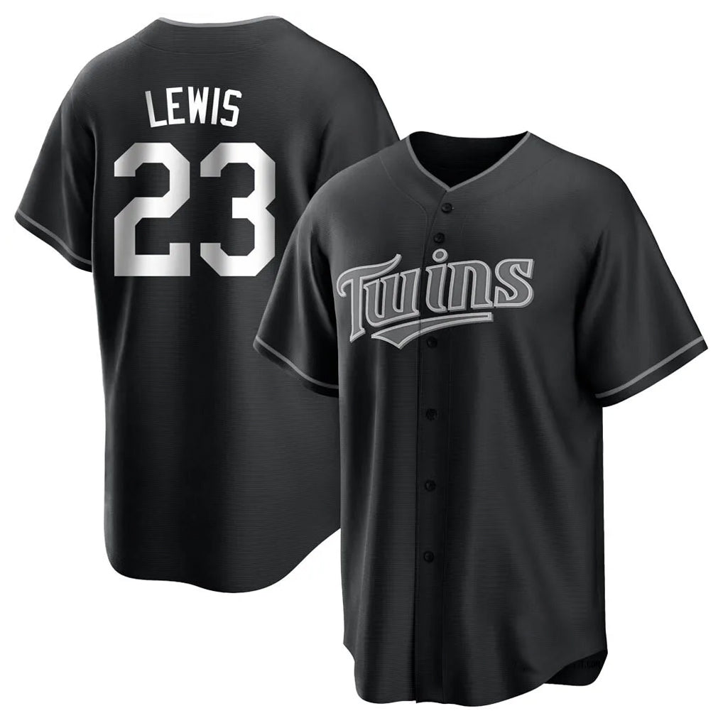 M.Twins #23 Royce Lewis Player Black Home Game Fdoa Stitched Jerseys