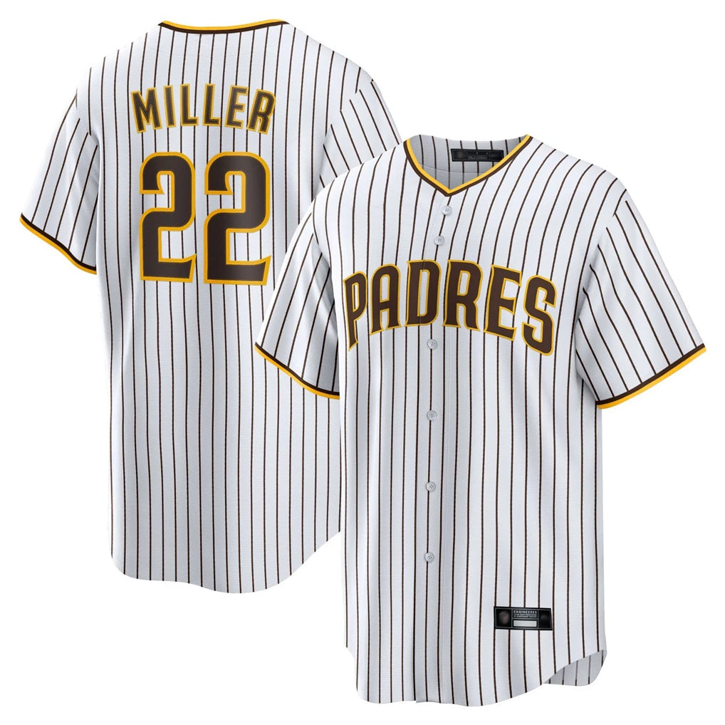 S.Diego Padres #22 Mason Miller Player White Home Limited Game Fdoa Stitched Jerseys