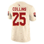 A.Cardinals #25 Zaven Collins Player Cream Rivalries Collection Vapor Limited Home Game Gdoa Stitched Jerseys