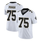 NO.Saints #75 Taliese Fuaga Player White Limited Vapor Untouchable Home Game Gdoa Stitched Jerseys