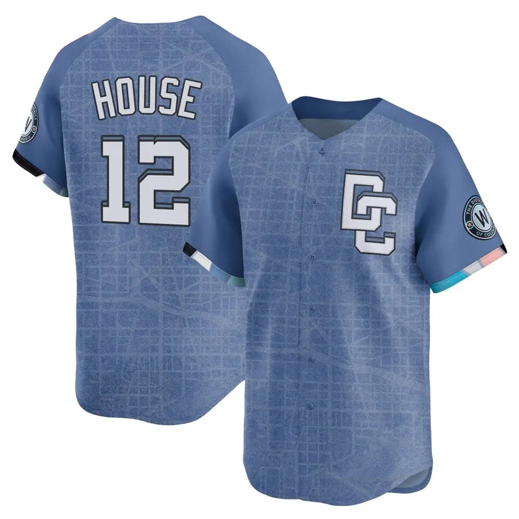 W.Nationals #12 Brady House Player Blue Limited City Connect Fdoa Stitched Jerseys