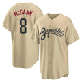 A.Diamondbacks #8 James McCann Player Tan City Connect Home Game Gdoa Stitched Jerseys