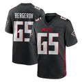 A.Falcons #65 Matthew Bergeron Player Black Home Game Gdoa Stitched Jerseys