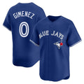T.Blue Jays #0 Andres Gimenez Player Royal Home Game Fdoa Stitched Jerseys