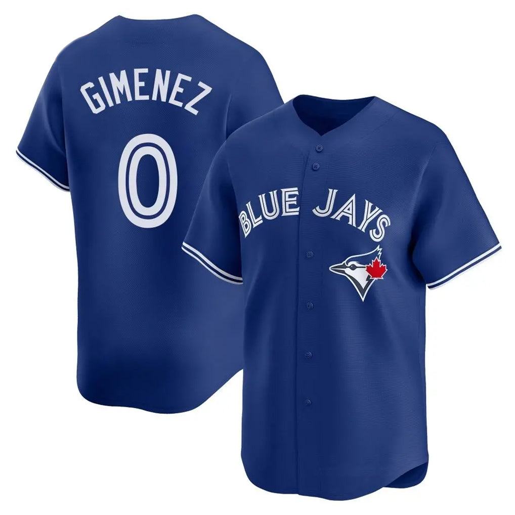T.Blue Jays #0 Andres Gimenez Player Royal Home Game Fdoa Stitched Jerseys