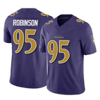 B.Ravens #95 Tavius Robinson Player Purple Vapor F.U.S.E. Limited Gdoa Stitched Jerseys