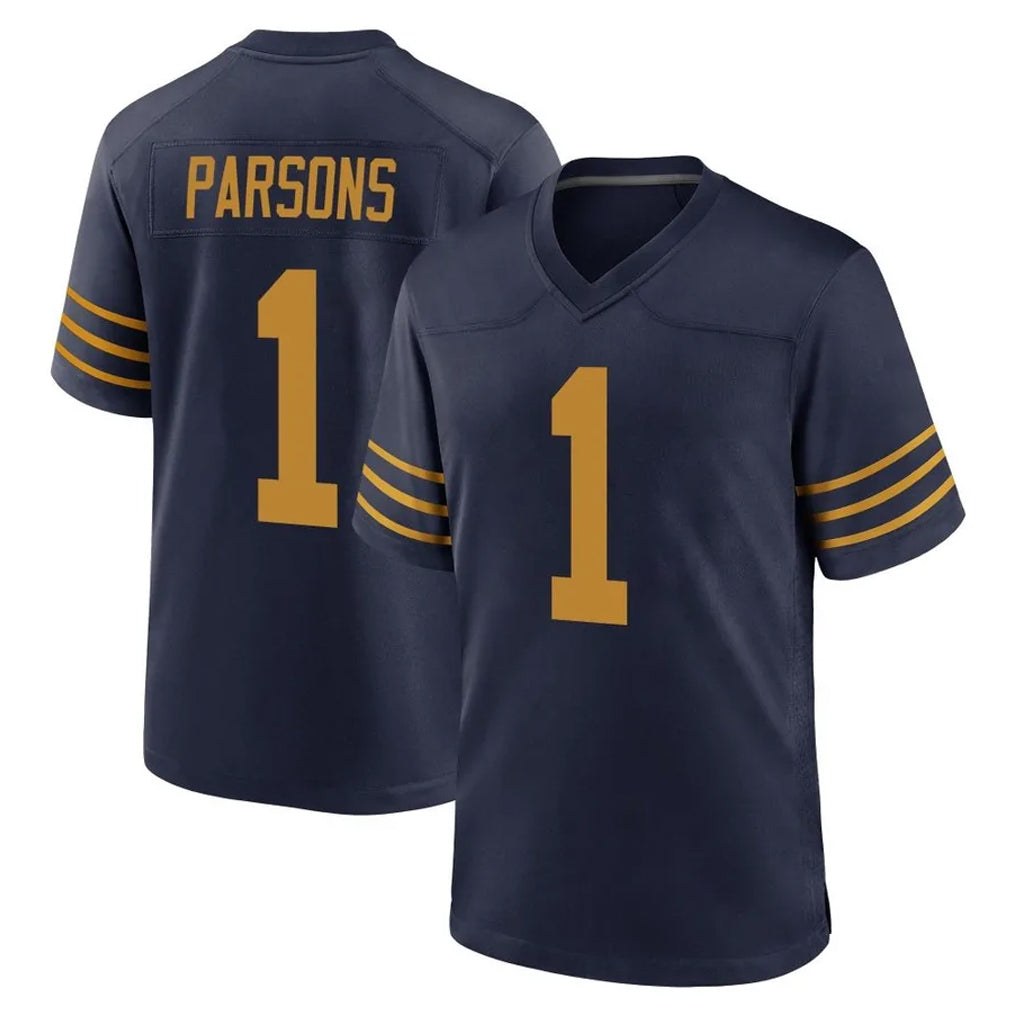GB.Packers #1 Micah Parsons Player Navy The 1923 Classic Home Game Gdoa Stitched Jerseys