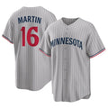 M.Twins #16 Austin Martin Player Gray Game Limited Home Fdoa Stitched Jerseys