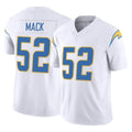 LA.Chargers #52 Khalil Mack Player White Limited Vapor F.U.S.E. Home Game Gdoa Stitched Jerseys