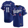 LA.Dodgers #11 Roki Sasaki Player Royal Tokyo Series Vapor Premier Limited Fdoa Stitched Jerseys