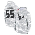 H.Texans #55 Danielle Hunter Player Arctic Camo Salute to Service Hoodies Limited Game Gdoa Stitched Jerseys