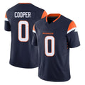D.Broncos #0 Jonathon Cooper Player Navy Limited Vapor F.U.S.E. Home Game Gdoa Stitched Jerseys