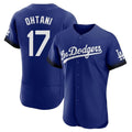 LA.Dodgers #17 Shohei Ohtani Player Royal City Connect Elite Home Fdoa Stitched Jerseys