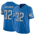 D.Lions #32 Brian Branch Player Blue Vapor F.U.S.E. Limited Home Game Gdoa Stitched Jerseys