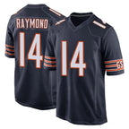 C.Bears #14 Kalif Raymond Player Navy Home Game Gdoa Stitched Jerseys