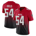 A.Falcons #54 Brandon Dorlus Player Red Vapor Untouchable Limited Home Game Gdoa Stitched Jerseys