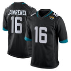 J.Jaguars #16 Trevor Lawrence Player Black Home Game Gdoa Stitched Jerseys