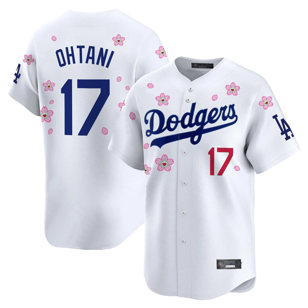LA.Dodgers #17 Shohei Ohtani Player White Tokyo Series Vapor Premier Limited Fdoa Stitched Jerseys