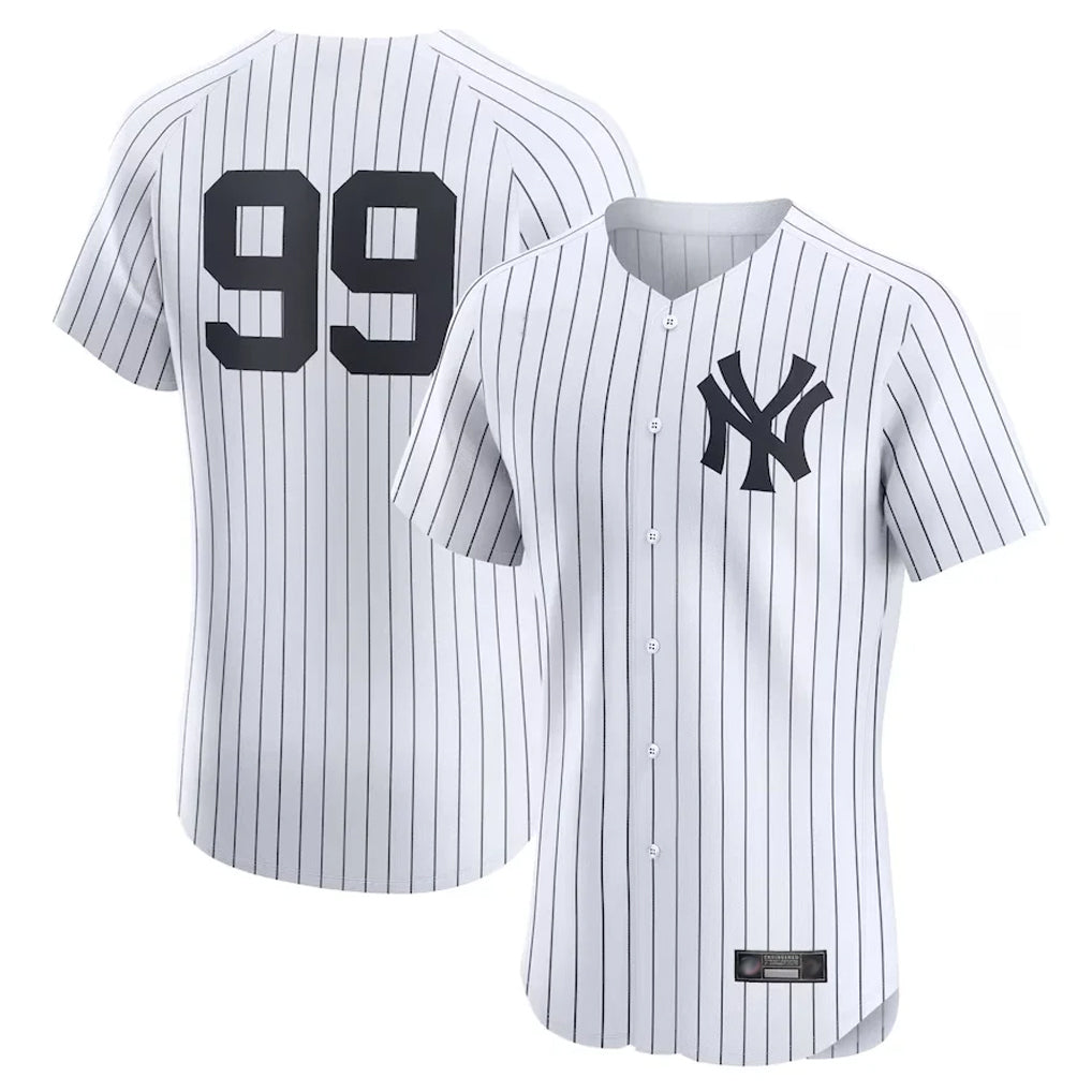 NY.Yankees #99 Aaron Judge Player White Limited Elite Home Fdoa Stitched Jerseys