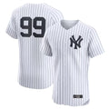 NY.Yankees #99 Aaron Judge Player White Limited Elite Home Fdoa Stitched Jerseys