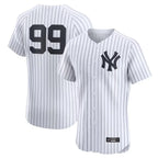 NY.Yankees #99 Aaron Judge Player White Limited Elite Home Fdoa Stitched Jerseys