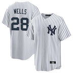 NY.Yankees #28 Austin Wells Player White Game Home Fdoa Stitched Jerseys