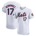 NY.Mets #17 Keith Hernandez Player White Home Limited Elite Fdoa Stitched Jerseys