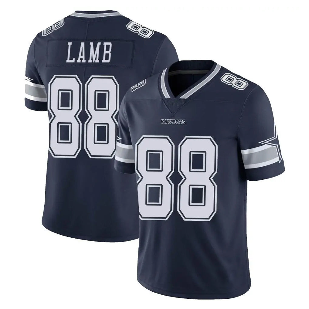 D.Cowboys #88 CeeDee Lamb Player Navy Vapor Untouchable Limited Home Game Gdoa Stitched Jerseys