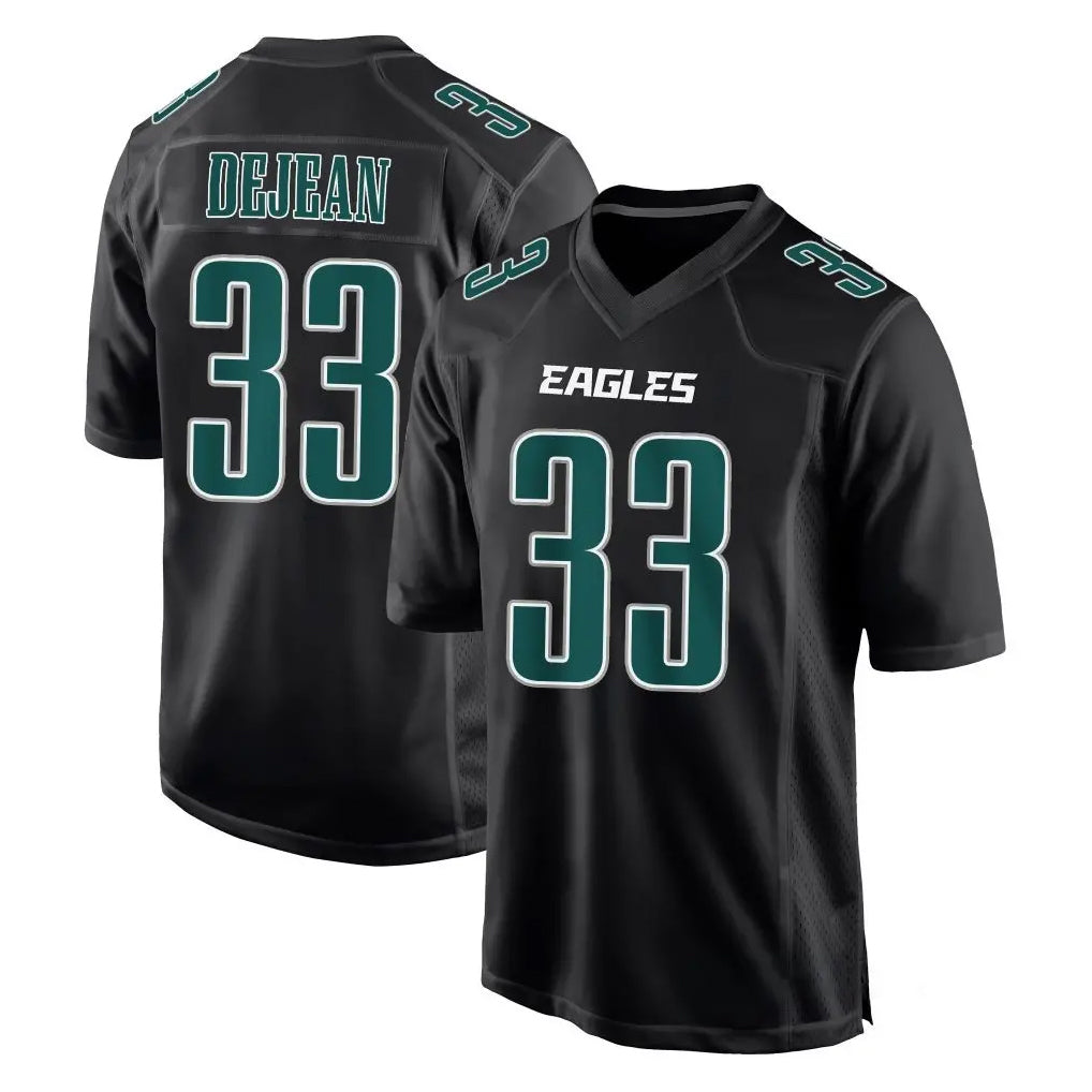 P.Eagles #33 Cooper DeJean Player Carbon Black Fashion Home Game Gdoa Stitched Jerseys