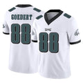 P.Eagles #88 Dallas Goedert Player White Limited Vapor F.U.S.E. Home Game Gdoa Stitched Jerseys