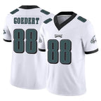 P.Eagles #88 Dallas Goedert Player White Limited Vapor F.U.S.E. Home Game Gdoa Stitched Jerseys