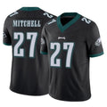 P.Eagles #27 Quinyon Mitchell Player Black Limited Vapor F.U.S.E. Home Game Gdoa Stitched Jerseys