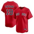 B.Red Sox #19 Roman Anthony Player Red Limited Home Game Gdoa Stitched Jerseys