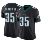 P.Eagles #35 Michael Carter II Player Black Limited Vapor F.U.S.E. Home Game Gdoa Stitched Jerseys