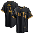 P.Pirates #14 Joey Bart Player Black 2026 City Connect Home Game Fdoa Stitched Jerseys