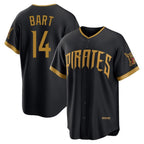 P.Pirates #14 Joey Bart Player Black 2026 City Connect Home Game Fdoa Stitched Jerseys