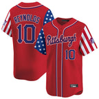 P.Pirates #10 Bryan Reynolds Player Red 2025 Independence Day Vapor Premier Limited Fdoa Stitched Jerseys