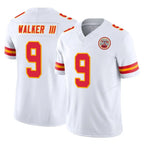 KC.Chiefs #9 Kenneth Walker III Player White Limited Vapor F.U.S.E. Home Game Gdoa Stitched Jerseys