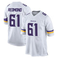 MN.Vikings #61 Jalen Redmond Player White Home Game Gdoa Stitched Jerseys