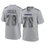 D.Cowboys #78 Terence Steele Player Gray Atmosphere Fashion Home Game Gdoa Stitched Jerseys